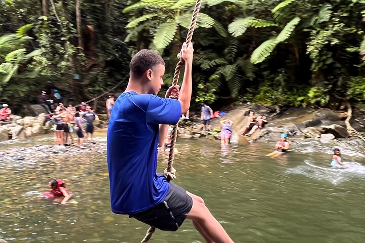 Small-group El Yunque waterslide adventure with guide photos
