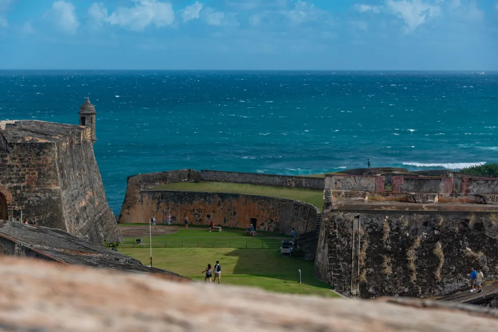 San Juan Puerto Rico coastal walking trail ocean Caribbean